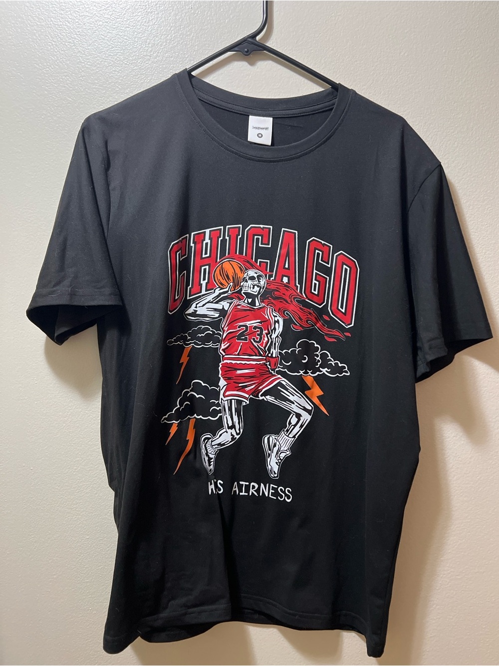 Chicago Graphic His Airness Black Tee